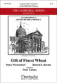 Gift of Finest Wheat SATB choral sheet music cover